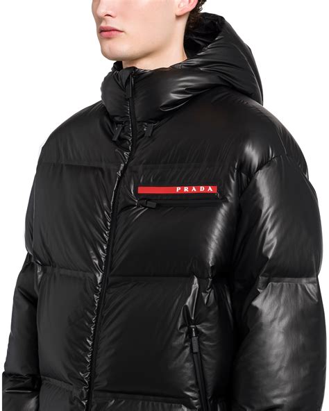 prada puffer coat mens|prada down jacket men's.